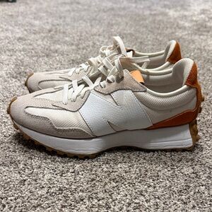 New Balance 327 Women's Sneakers in Cream and Tan